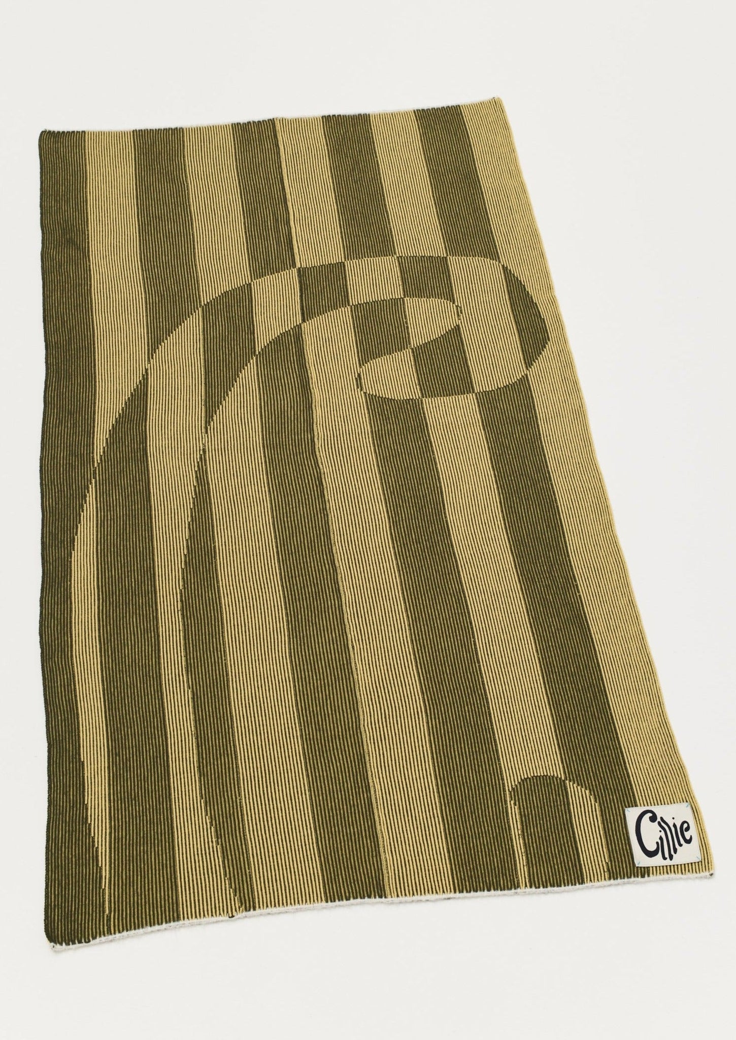 T_003 | Knitted Inverse Throw | Seaweed