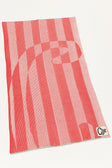 Knitted Inverse Throw | Candy Cane