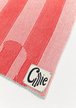 Knitted Inverse Throw | Candy Cane