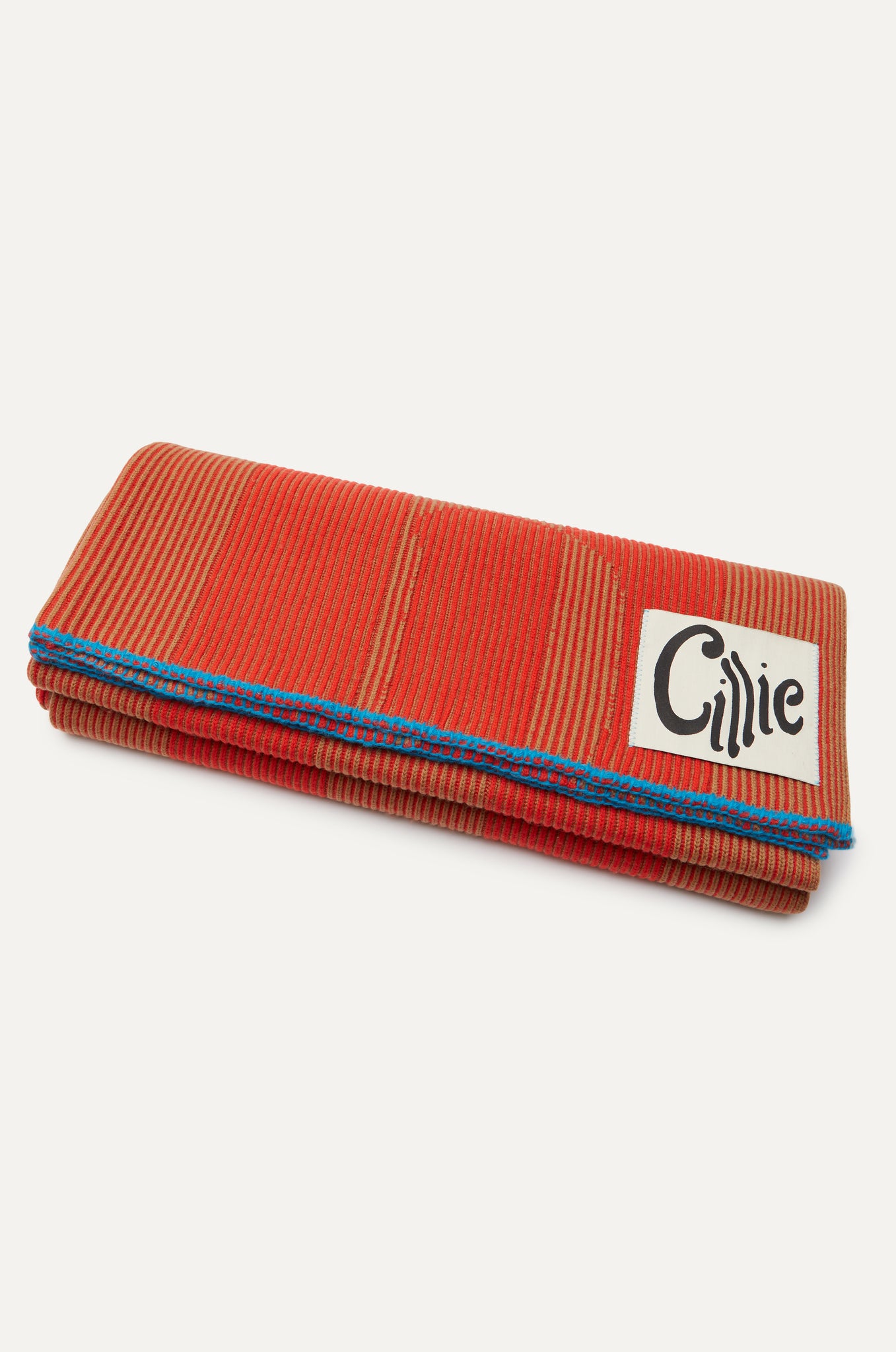 T_003 | Knitted Inverse Throw | Poppy