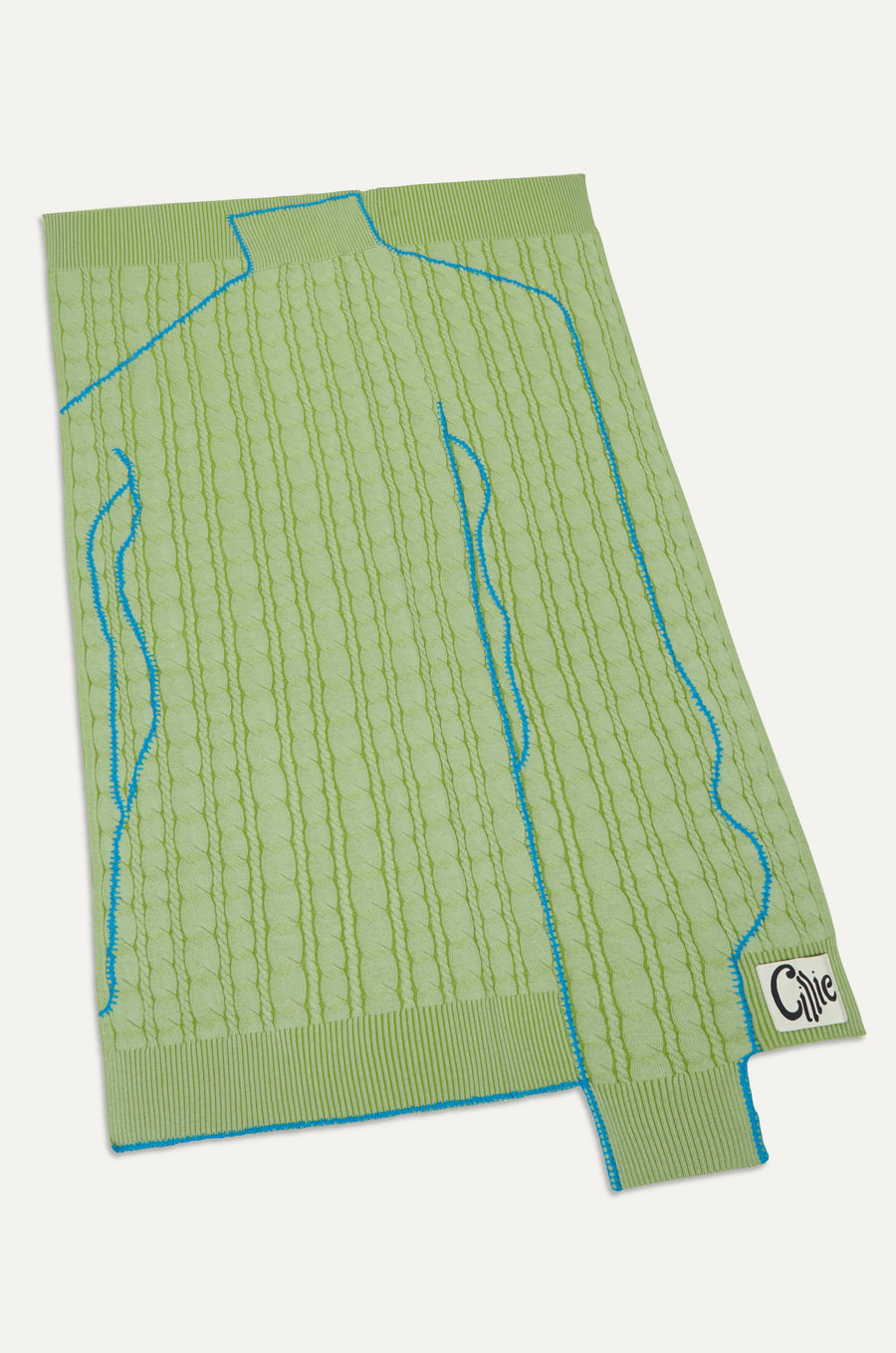 Knitted Sweater Throw | Cabbage