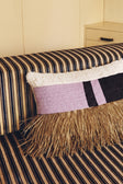 Designer cushion, one of one in repurposed French and Italian textiles, Clutch Cushion No. 5 by Cillie