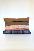 Designer cushion, one of one in repurposed French and Italian textiles, Clutch Cushion No. 6 by Cillie