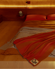 Knitted Inverse Throw | Poppy