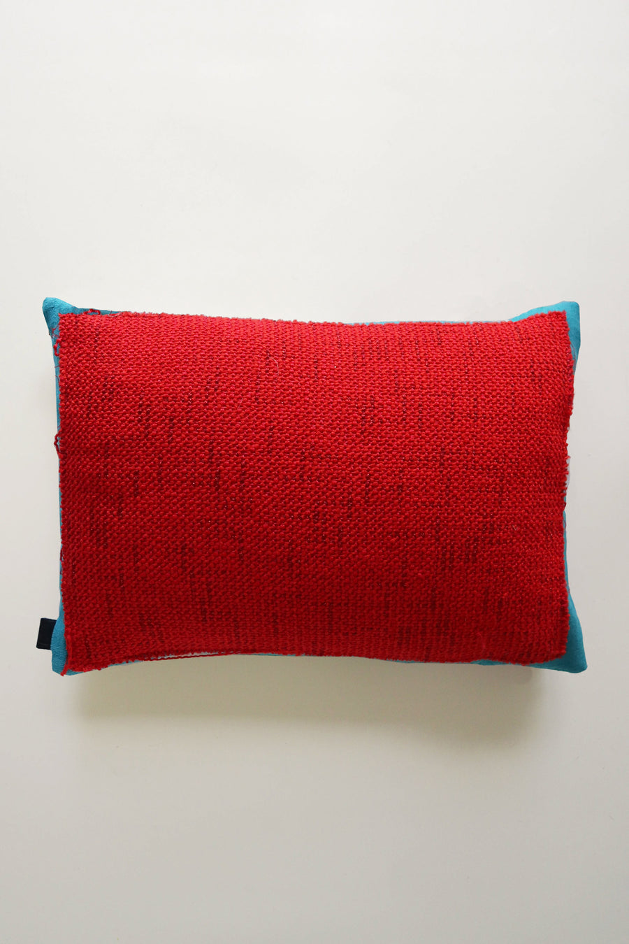 Designer cushion, one of one in repurposed French and Italian textiles, Clutch Cushion No. 4 by Cillie